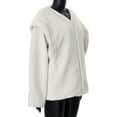 thumbnail image 6 of Minimalist Luxe Fleece Jacket (S, White), 6 of 7