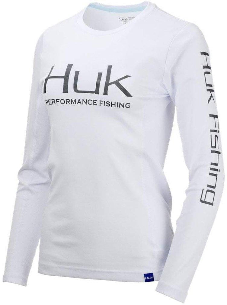 Huk Performance Fishing Huk Ladies Icon X Long Sleeve Shirt - White 