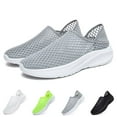 thumbnail image 2 of Men's Breathable Knit Sneakers Comfortable On Casual Shoes For Walking Running Yoga Gym Beach Summer Spring, 2 of 8