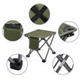 thumbnail image 4 of Roptat Paquete de 2 Taburetes de Camping, Asiento de Taburete Ligero, Compacto y Plegable portátil para Acampar, Pesca, Senderismo, Jardinería, Caminar al Aire Libre, Mochilero, Viajes y Playa con Bol, 4 of 5
