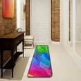 thumbnail image 6 of Kitchen Rugs and Mats Non-Skid Washable Runner Rugs Rainbow Feathers Long 72x24 inch for Floor Cushioned Hallway Entryway Indoor 2x6, 6 of 7