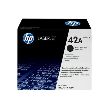 UPC: 0829160221755 | HP 42A (Q5942A) Toner Cartridge  Black