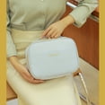 thumbnail image 4 of Empresa a prueba de agua Bolsa de cosméticos Toalla de toalla de aseo Dispensador de botella Dispensador Bolsa de maquillaje Holder Hogar Organizador de vacaciones Azul seitruly HA010958-01, 4 of 7
