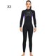 thumbnail image 2 of Soidarity Traje de buceo de 3mm, Material de nailon, buena elasticidad, traje de baño de una pieza de estilo de manga larga, traje de neopreno con ribete Deportes acuáticos Mujer Morado Oscuro XS Soidarity OD020682-19, 2 of 6