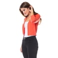 thumbnail image 2 of Women 3/4 Sleeve Solid Open Bolero Cropped Cardigan, 2 of 4