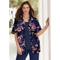 thumbnail image 5 of Catherines Women's Plus Size Timeless Short Sleeve Blouse, 5 of 6