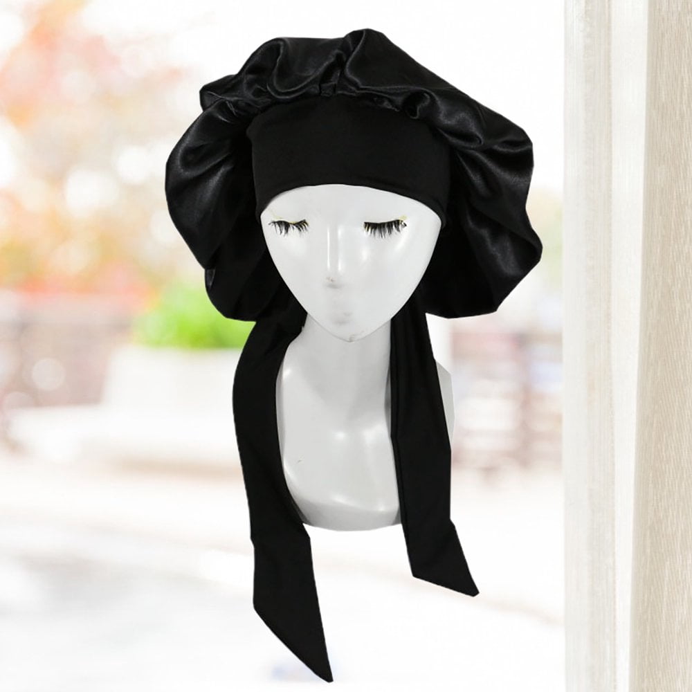EIMELI Bonnet Queen Satin Bonnet Silk Bonnet for Sleeping Hair Bonnet Adjustable Bonnet Night Cap Bonet for  Curly Hair