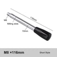 thumbnail image 4 of Milling Machine Handle Bar M10 M8 Work Rod Machine Tool Work Handle Levers Table Drill Handles Bar Machine Tool Accessories, 4 of 12