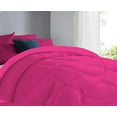 thumbnail image 4 of 3 Piece Luxury U Shape Pattern Comforter By D.N.G. BEDDINGS Set Premium Super Soft, 1000 Thread Count 100% Egyptian Cotton Oversized Super King Size Hot Pink Color, 4 of 9