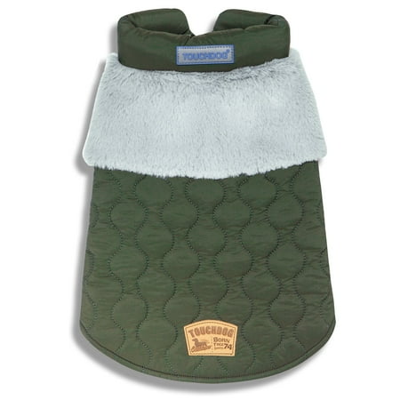 UPC: 0810010814739 | Touchdog  Furrost-Bite  Fur and Fleece Fashion Dog Jacket