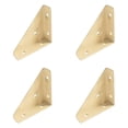 thumbnail image 1 of Visland 4 Pcs Équerres d'Angle Droit en Acier Laminé à Froid Équerres de Coin Renforcement en Acier à 90 Degrés Connecteurs de Meubles Résistants à la Rouille, 1 of 8