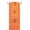 Orange & Black, variant on Custom Embroidered Terry Cotton Ring Spun Bath Towel, Hand Towel And Washcloth Set - Orange Towel Set, Black Times New Roman Initial J