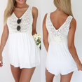thumbnail image 2 of Femmes Été Casual Dentelle Bodycon Parti Robes Combinaison & Romper Clubwear, 2 of 5