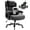 Black, variant on Big and Tall Office Chair 400lbs, Ergonomic Computer Desk Chair with Adjustable Lumbar Support, Quiet Rubber Wheel, High Back Thick Padded Executive Office Chair, Black