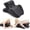 Black, variant on Ergonomic Memory Foam Wedge Pillow,27° Prone Ergonomic Contoured Intimacy Couples Pillow for Waist,Neck & Back,Waterproof & Portable with Washable Cove
