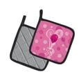 thumbnail image 2 of Caroline's Treasures Breast Cancer Awareness Ribbon Balloons Pair of Pot Holders, 2 of 2