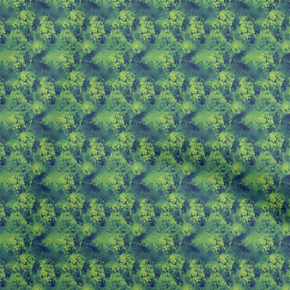 oneOone Cotton Poplin Twill Light Green Fabric Floral Sewing Fabric By The Yard Printed Diy Clothing Sewing Supplies 56 Inch Wide