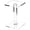 Clear, variant on Plymor Clear Acrylic Square Barbell Pedestal Display Riser, 6.5" H x 4" W x 4" D (1/4" thick)