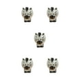 thumbnail image 2 of Wweixi Durable Animal Planter - Lightweight And Portable Succulent Pot Small Ceramic Plant Pot Stylish zebra 5Set, 2 of 6