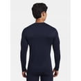 thumbnail image 3 of Reebok Men's and Big Men's Kinetic Compression Long Sleeve Top, Sizes XS-5XL, 3 of 10