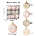 thumbnail image 3 of Vintage Christmas Ornaments Shatterproof for Tree,Xmas Ball Ornaments Hanging Decor,Holiday Party Decorations,Winter New Year Festive Decor Set for Christmas Balls and Home Celebration, 3 of 5