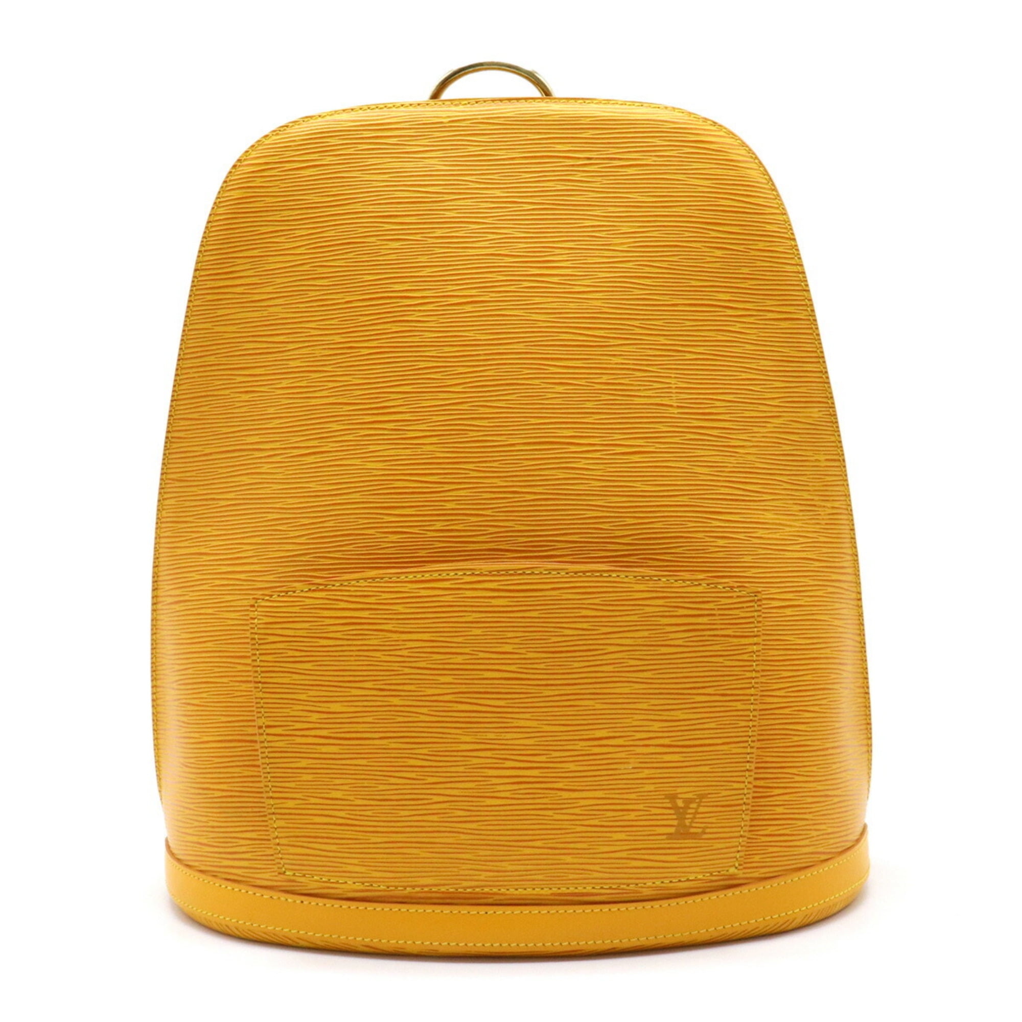 Authenticated Used LOUIS VUITTON Louis Vuitton Epi Coblanc Rucksack Backpack  Leather Tassi Yellow M52299 