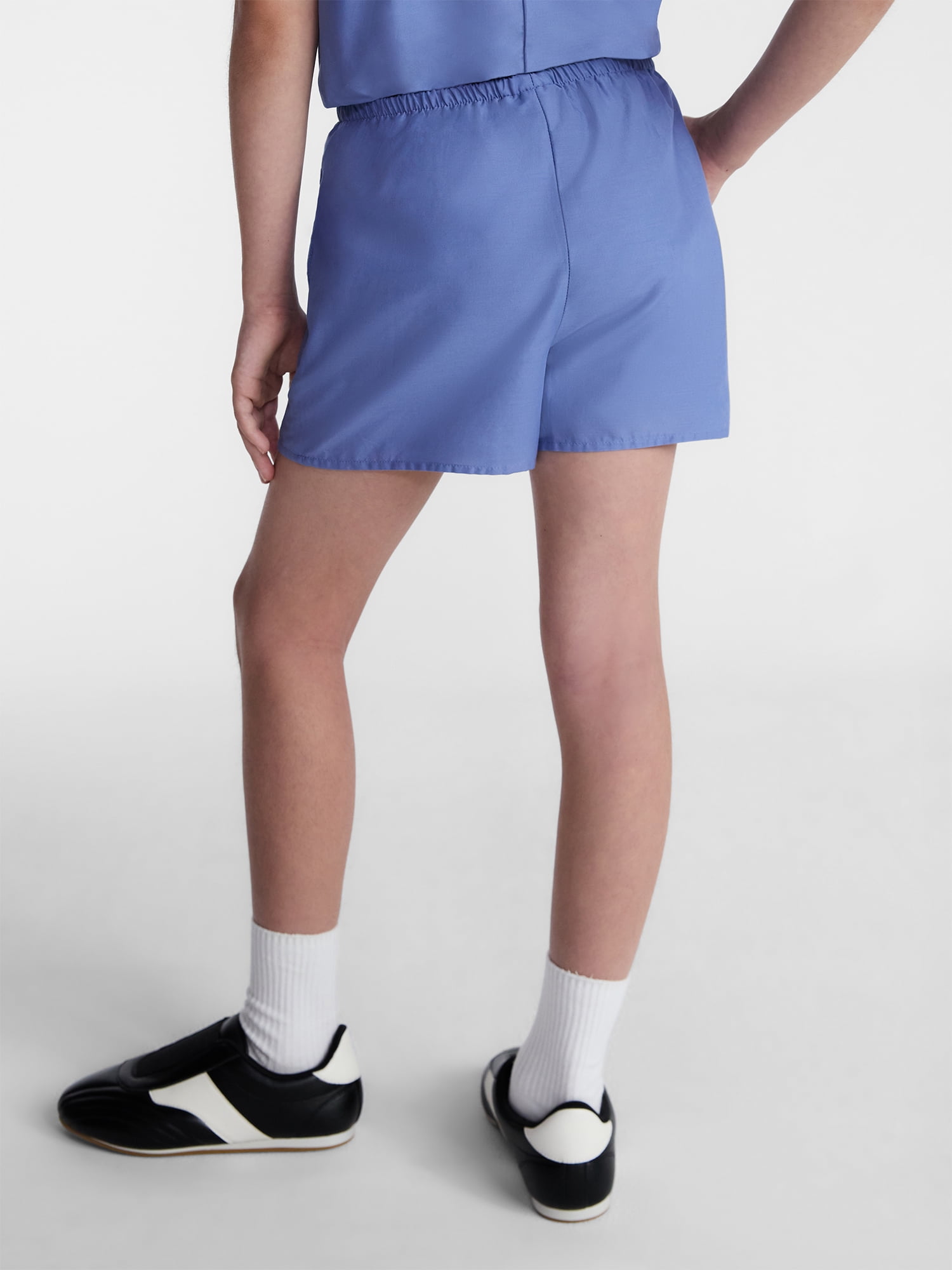 Weekend Academy Girls Embroidered Cotton Shorts, Sizes 4-18