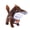 Brown, variant on Blue Blue Electronic Stuffed Donkey Toy That Walks And Makes Realistic Braying Sound Interactive Pet Plush For Children