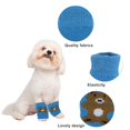 thumbnail image 3 of Unique Bargains Pack of 4 Dog Leg Soft Knitted Dog Socks Joint Protection Blue Bear L, 3 of 7