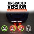 thumbnail image 3 of Lixada LIXADA HT003 Rechargeable Bicycle Helmet with Goggles, Visor, and Built-in Tail Light for Enhanced Riding Safety - Multiple Colors Available, 3 of 6