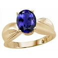 thumbnail image 2 of Tommaso Design� Oval 9x7mm Genuine Iolite Ring, 2 of 9
