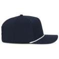 thumbnail image 3 of Outdoor Cap OC558 Recycled Solid Back w/Cord Cap-Navy-White-Cord, 3 of 8