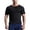 Black, variant on PMVFHDE Mens T Shirts Summer Quick Dry Sportswear Tight Fit Basketball Training Gym Stretch Clothes Outdoor Running Top