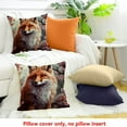 thumbnail image 4 of FCXZI Home Decor Throw Pillow Cover Fox Tree Flowers 18x18 Inch 18x18in, 4 of 5