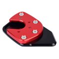 thumbnail image 3 of Almohadilla de extensión de soporte lateral antideslizante para motocicleta Ampliar para Honda NC750X 17-19 Rojo, 3 of 5