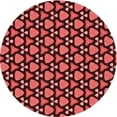 thumbnail image 1 of Ahgly Company Machine Washable Indoor Round Transitional Red Area Rugs, 6' Round, 1 of 7