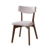 thumbnail image 6 of GDF Studio Carnelian Wood and Fabric 7 Piece Dining Set, Walnut, Light Beige, 6 of 6
