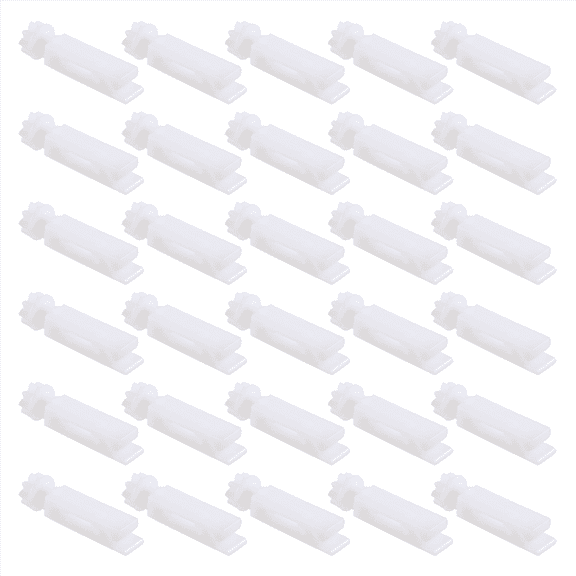 2025 New! 30Pcs Vertical Blind Stem Replacement White Stems for Window Carrier