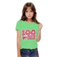 thumbnail image 1 of Xihbxyly Bonita Camiseta con Diseño de 100 Días de Clases, Tela Suave y Transpirable, Manga Corta Abullonada, Ideal para Pantalones Cortos, Vaqueros y Faldas, Ropa Informal de Diario, Tendencia para, 1 of 7