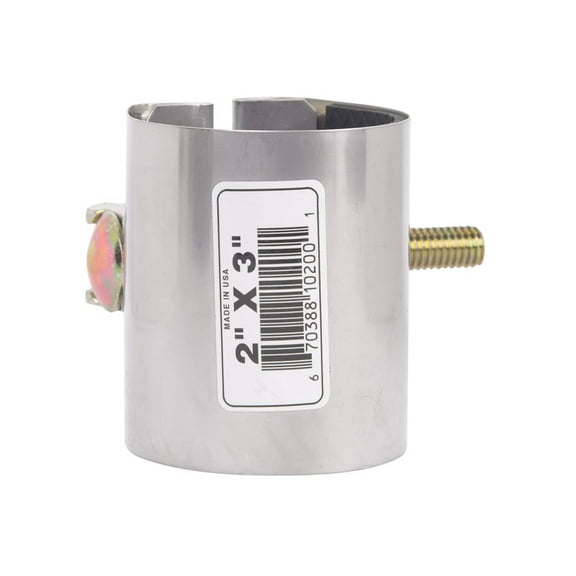 B&K 2 in. Galvanized 430 Stainless Steel Pipe Repair Clamp
