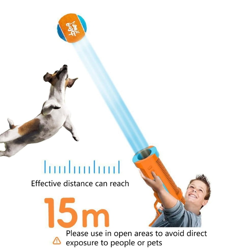 AOOOWER Interactive Fetches Machine For Active Pet Effortlessly Loading Tennis Ball Thrower