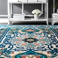 thumbnail image 3 of nuLOOM 200BHBZ01A-305 Floral Leda Area Rug, 3` x 5`, 3 of 4