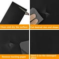 thumbnail image 3 of STARTWO Self-Adhesive Leather Repair Patch - Easy Fix for Couche, Sofa, Furniture, Car Seats, 3x62 inch, Black, 3 of 7