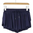 thumbnail image 3 of Butterfly Shorts, Flowy Shorts, Butterfly Shorts, Skirt Shorts, 2 in 1 Flowy Fitness Shorts Women, 3 of 6