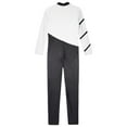 thumbnail image 6 of Rswnyirn Kids Girls Full Body Jumpsuit Gymnastic Ballet Yoga Dance Unitrad Catsuit White 12, 6 of 7