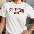 thumbnail image 3 of Smartprints Southern Girl Country Western Women's T-Shirt White, Cotton, XL, 3 of 4