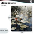 thumbnail image 4 of Stupell Industries Cottage Lily Wonder Pond Canvas Art, 16 x 20, by Franklyn Gregory, 4 of 8