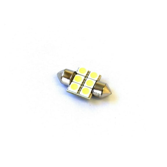 Race Sport RS-31MM-W-5050 31mm 5050 LED 6 Chip Bulbs (White) (Individual)