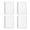 #A01-D, variant on 4 Pack A6 Grid Notebooks, Spiral Bound Square Graph Paper for Math Bullet Journaling, Portable Mini Notebook for Students Professionals Travelers, 80 Sheets White