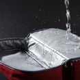 thumbnail image 4 of Neceser de viaje colgante, bolsa de almacenamiento de maquillaje cosmético impermeable portátil, organizador húmedo de gran capacidad para Almacenamiento y organización del hogar Vino rojo Billuyoard  HA066538-01, 4 of 6